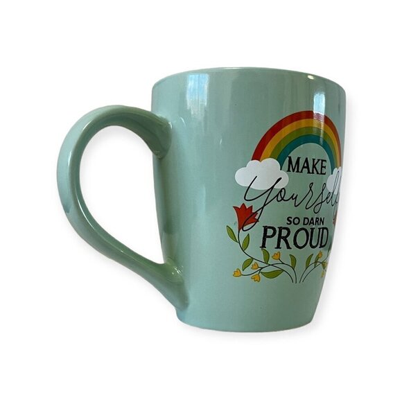 Rainbow Light Green Large 18 Oz. Coffee Mug - Picture 4 of 8